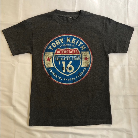 2016 Toby Keith Interstates and Tailgates Tour Tee - Picture 1 of 2